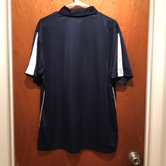 Nike Navy & White Polo Golf Athletic Shirt Size XL - Picture 4 of 8
